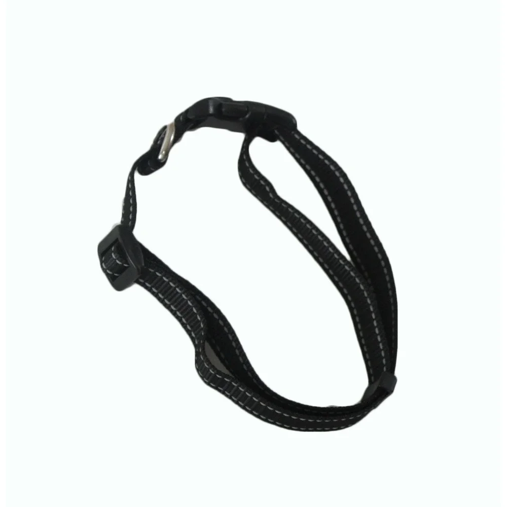WINSEE No Pull Dog Harness Black Reflective Adjustable Oxford Pet Vest XLarge